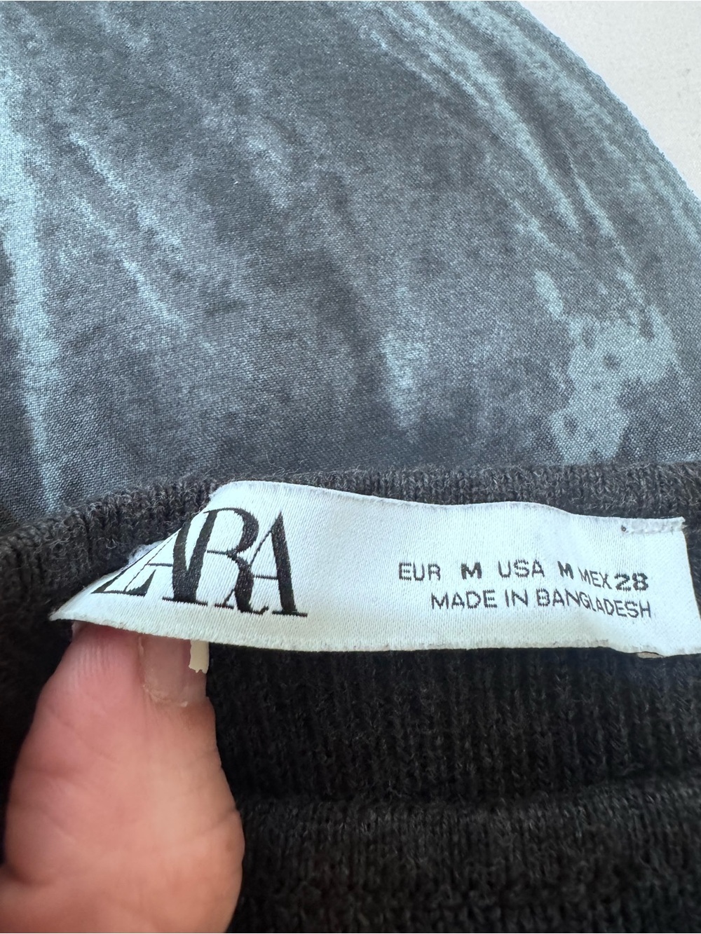 Charcoal Knit Sweater with Gold Button Detail - Picture 7 of 7